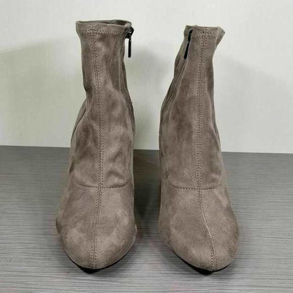 Kenneth Cole Reaction Time For Fun Stretch Bootie, Beige Fabric, Various Sizes - Picture 2 of 9